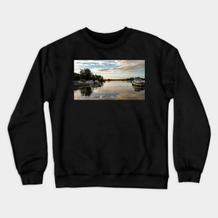 Dusk on Ranworth Broad Crewneck Sweatshirt